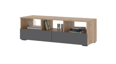 Хелен ТБ 02 тумба ТВ Дуб Крафт золотой/Графит