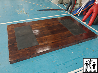 Помост тяжелоатлетический (для становой) с морением