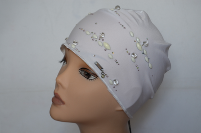 Италия Vizio 5036 шапочка из лайкры белая