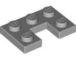 Plate, Modified 2 x 3 with 1 x 1 Cutout, Light Bluish Gray (73831 / 6421522)