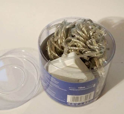 Гирлянда ёлочная светодиодная, 10 метров, 200 LED/ разноцветные огни