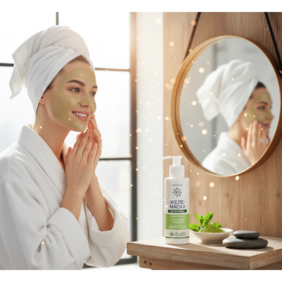 Желе-маска «Виватон» с пектином (200 мл) — Естественный пилинг и лифтинг