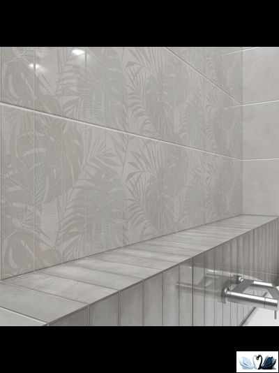 Плитка Azori Декор Bricks 31,5 х 63 см настенный с орнаментом