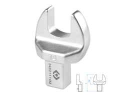 Насадка рожковая серии "FIT", 14 мм, 9х12 мм KING TONY 34501114M