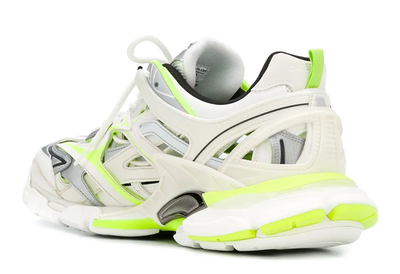 Кроссовки Balenciaga Track.2 Trainer White Fluo Green