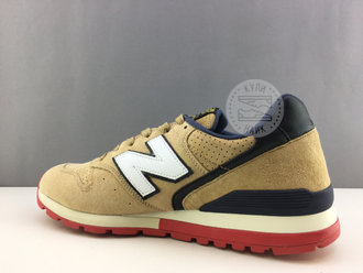 New Balance 996 Beige Suede White Black (41-45) Арт. 053МF