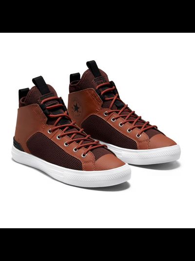 Кеды Converse All Star Ultra Hybrid Texture коричневые высокие