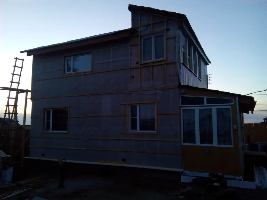 Монтаж обрешетки под профнастил