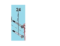 24 YD3800-21002 Болт крепления глушителя М5х60 2 шт.