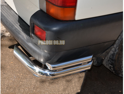 Защита заднего бампера угловая d60/42 для Volkswagen T5 (2003-)