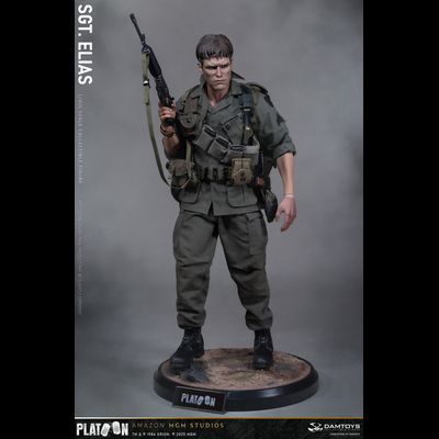 ПРЕДЗАКАЗ - Сержант Элиас Гродин ("Взвод", Platoon) - Коллекционная ФИГУРКА 1/6 scale Platoon Sergeant Elias (DMS047) - DAMTOYS ?ЦЕНА: 31700 РУБ.?