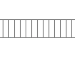 Газонное ограждение из профильной трубы купить в Москве