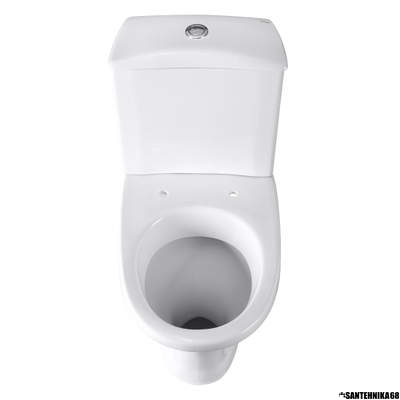 Унитаз компакт Santeri Вест напольный косой выпуск нижний подвод воды 1.P201.8.S00.00B.F
