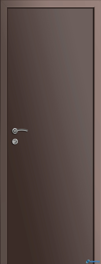 Дверь глухая пластиковая KAPELLI Multicolor ДГ Коричневый RAL 8017 купить в Челябинске | КВИРТЕК