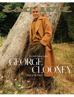 Esquire US Magazine November 2025 George Clooney Cover Мужские иностранные журналы, Intpressshop