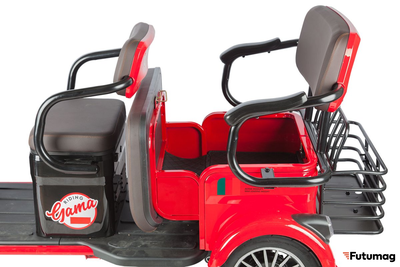 Электротрицикл Rutrike Gelbert Kappa 48V/60V 650Вт красный