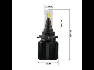 Светодиодные лампы 9006 HB4 M1 (J1) Seoul CSP 4500Lm 6000K, (комплект, 2шт)