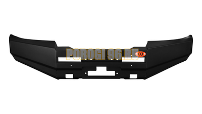 Передний силовой бампер серии Туризм без дуг на Suzuki Jimny III 2005-2012 (02.156.01)