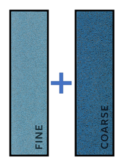 405-SET Набор эластичных напильников грубый+мелкозенистый Elastic file coarse+fine, 100x25x4 mm