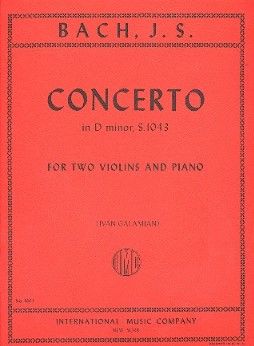 Bach, J.S. Concerto d-moll BWV1043: for 2 violins and piano