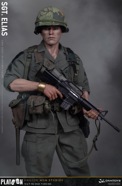 ПРЕДЗАКАЗ - Сержант Элиас Гродин ("Взвод", Platoon) - Коллекционная ФИГУРКА 1/6 scale Platoon Sergeant Elias (DMS047) - DAMTOYS ?ЦЕНА: 31700 РУБ.?