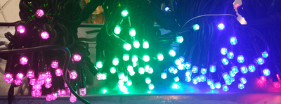 Гирлянда "Нить" уличная каучук IP65