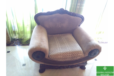 Старая обивка кресла ☎ 