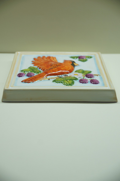 Красный кардинал (панно)