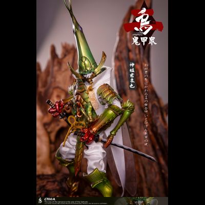 Самурай-кузнечик, зеленый - КОЛЛЕКЦИОННАЯ ФИГУРКА 1/12 Soldier - Gweitong series 2 (CT00A) - CROW TOYS