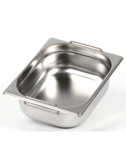 Гастроёмкость с ручками, 1/2-100, нержавеющая сталь