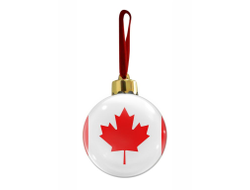 Новогодний ёлочный шар Канада