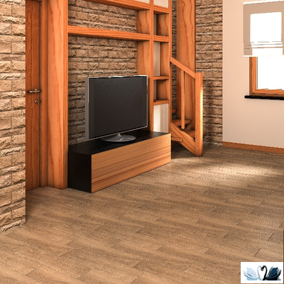 Керамогранит Belani Дуб светло-коричневый 14,7х59,4 см матовый Береза керамика