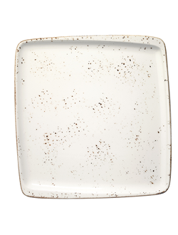 Тарелка квадр. 270*250 мм. без полей Грейн BONNA