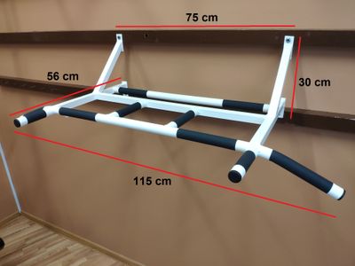 Турник с 4 хватами, усиленный, с перекладиной для пресса (TUR-005/5)
