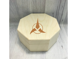 Шкатулка с гравировкой Star Trek, Стартрек  №14