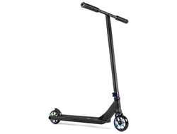 Трюковой самокат Ethic Pandora Complete M в неохромовом исполнении для экстремального катания.