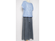 Футболка "ЛЁН И ТРИКОТАЖ" т.голубая ворот круглый р.48,50,52,54