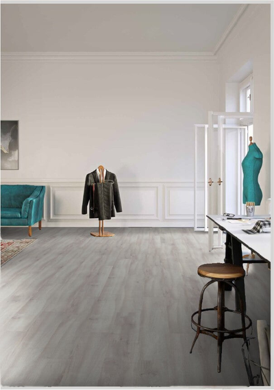 Ламинат Wineo Дуб Лунный LA142N в интерьере