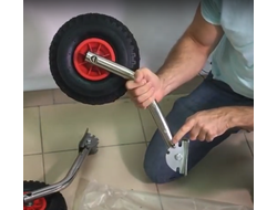 Колеса транцевые ИВ Ёжик 52 см оцинковка - MNELODKU.RU