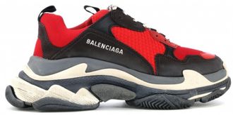 Balenciaga Triple S красные с черным