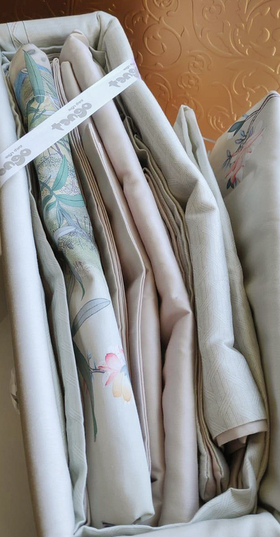 Постельное белье мако-сатин семейное 150x200x2 250x270x1 50x70x2 70x70x2 TIS05-805