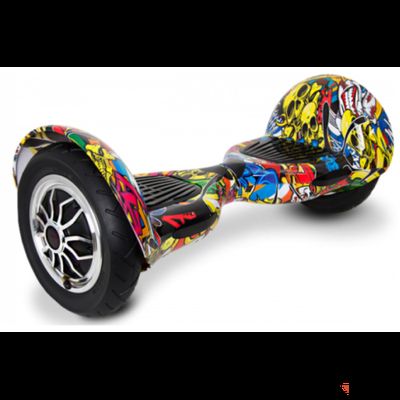 Гироскутер Smart Balance SUV 10 дюймов Граффити Желтый