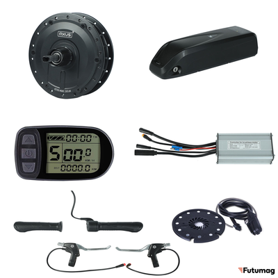 Комплект KIT №6 MXUS 500w КАССЕТА с АКБ 48В13.2Ач