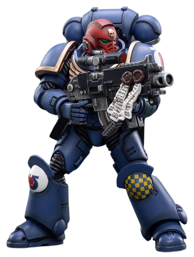 Ультрамарин сержант-интерцессор Кастор (Warhammer 40k) - КОЛЛЕКЦИОННАЯ ФИГУРКА 1/18 scale Sergeant Castor (JT2474) - JOYTOY