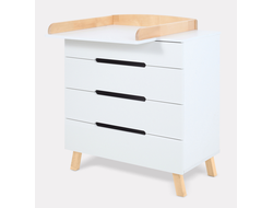 Комод пеленальный Rant Indy Pro 80/4 с органайзером Cloud white