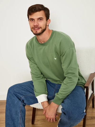 МУЖСКОЙ СВИТШОТ ОЛИВА "ВДОХНОВЕНИЕ"