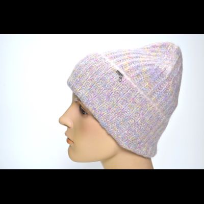 Vizio шапка Италия 1326 розовая с отворотом