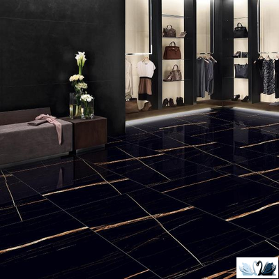 Керамогранит Laparet Lawa Black 60 х 60 см черный полированный