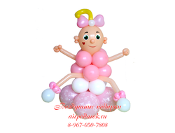 Пупсик девочка из шаров