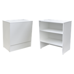 Прилавок из ЛДСП с полками для удобства